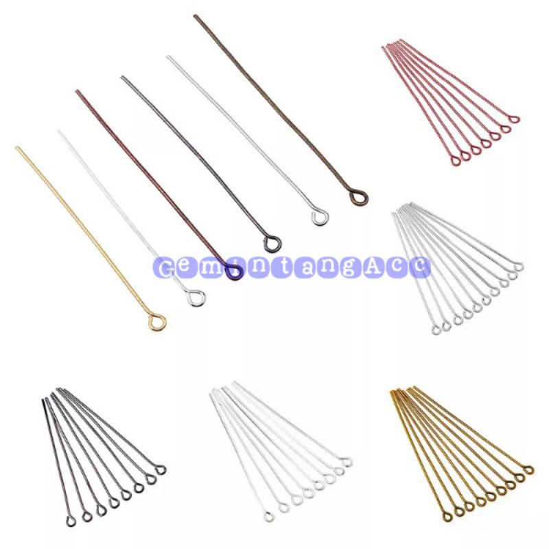 Paku Sambung 3.0 cm 3.5 cmPaku 9 Eyepin 20 gram Paku Aksesoris