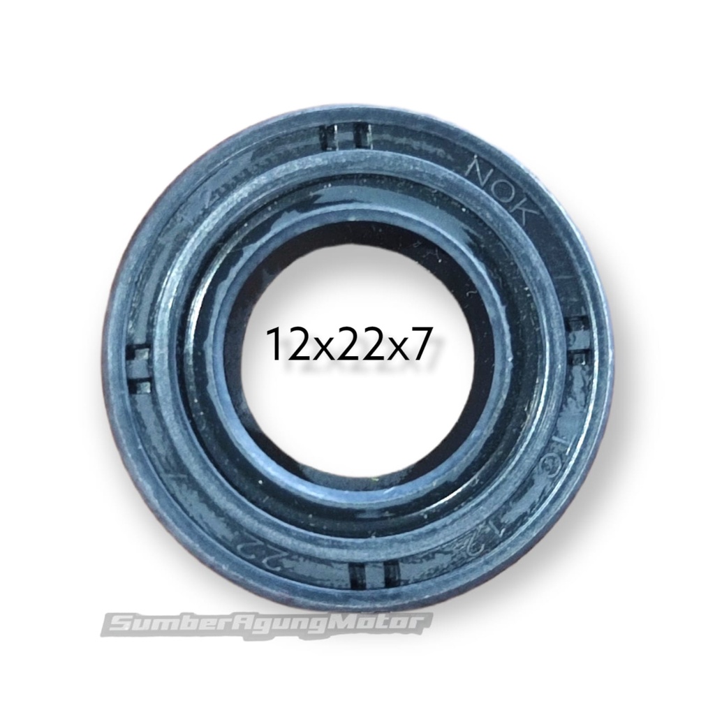 Oil Seal 12X22X7 Sil Oli VERSNELENG Persneleng CS1 Sonic CB CBR 150 R GTR Supra rc tornado  nok