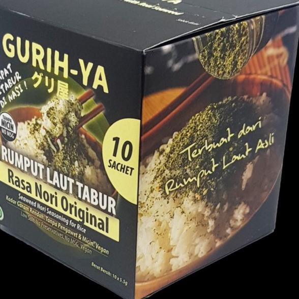 

BELI Gurih Ya Original Seaweed Box 10 sachet