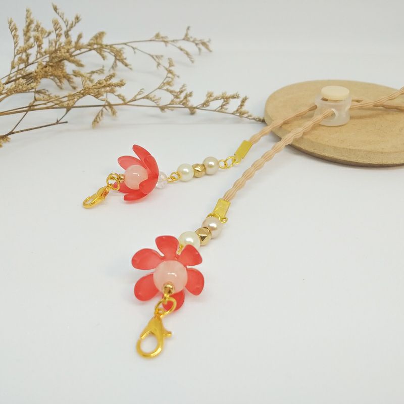 TALI MASKER KONEKTOR HIJAB / STRAP MASK 2 IN 1 KELOPAK BUNGA-4