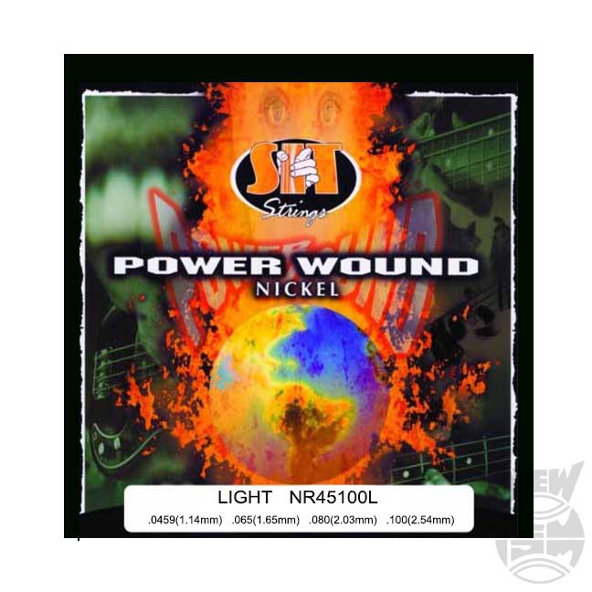 Senar Gitar Bass Elektrik SIT Power Wound Original Satu Set