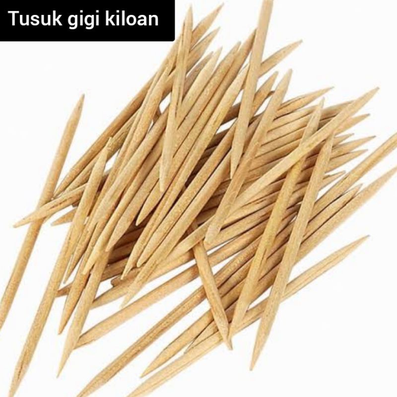 (100 gr~250 gr)Tusuk Gigi/ Tusuk buah/ Tusuk kue harga kiloan