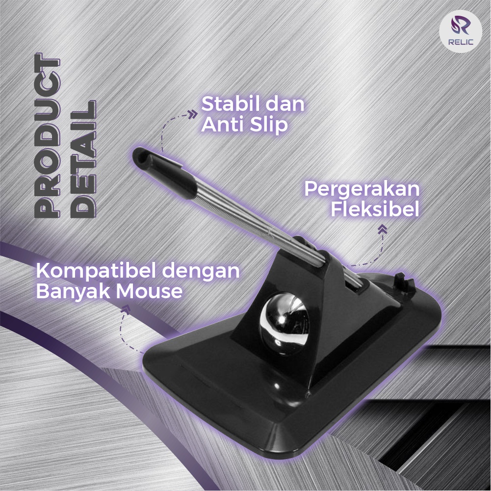 Mouse Gaming Bungee Relic Flexible Cable Organizer Aksesoris Komputer Laptop Berkualitas Termurah