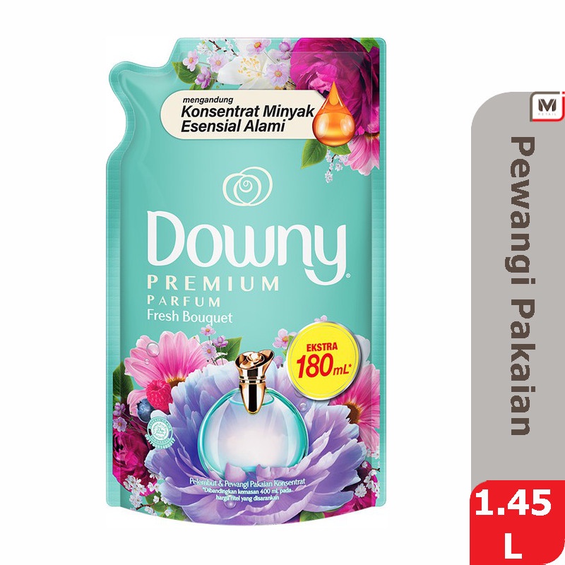 Downy Softener Baju Kenzo Fresh Bouquet 1.45L - Pewangi dan Pelembut Pakaian 1450ml