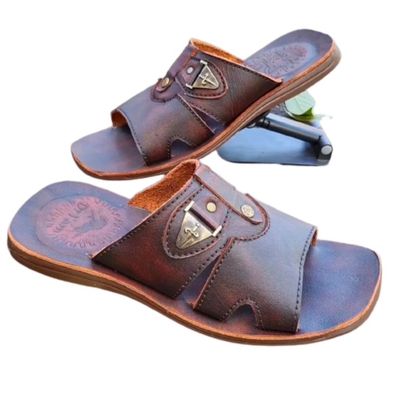 SANDAL PRIA FULL KULIT SAPI ASLI 100% BERKUALITAS