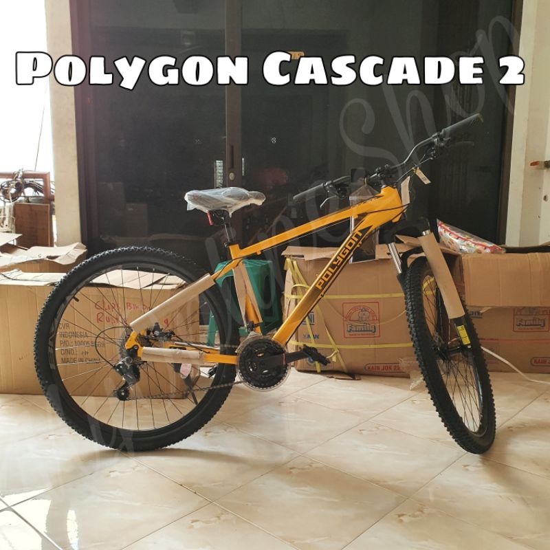 Polygon Cascade 2 MTB Sepeda Gunung Kuning TERBARU 