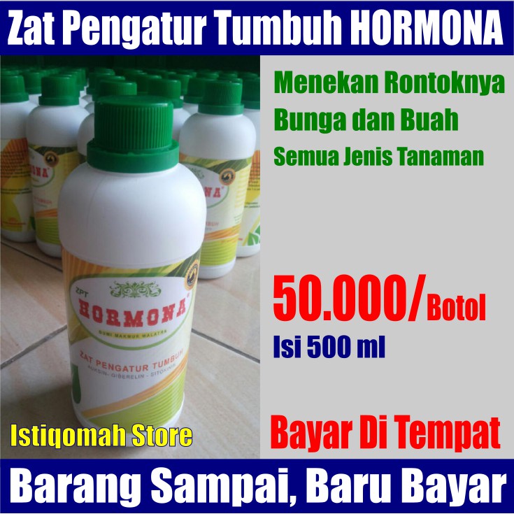 ZPT HORMONA isi 500ml Menekan Rontoknya Bunga dan Buah untuk Semua Jenis Tanaman