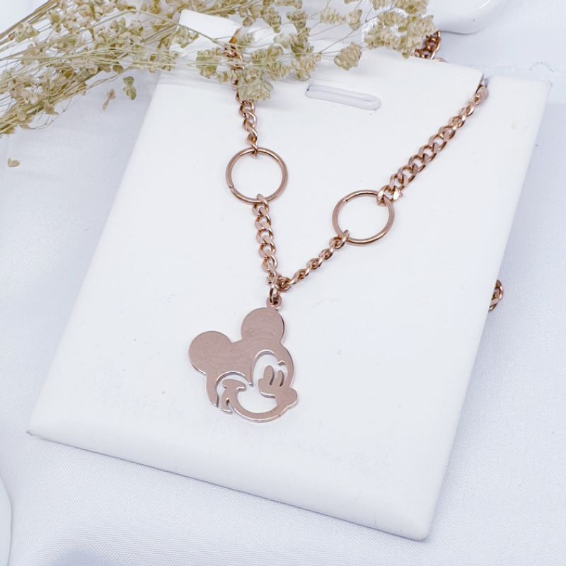 kalung anak &amp; dewasa titanium asli anti karat&amp;alergi