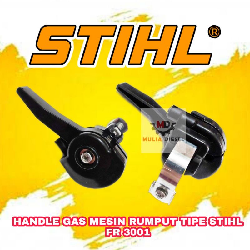 Handle Gas Tarikan Starter Gas Throttle Lever Model STIHL Mesin Potong Rumput Gendong 328 FR3001