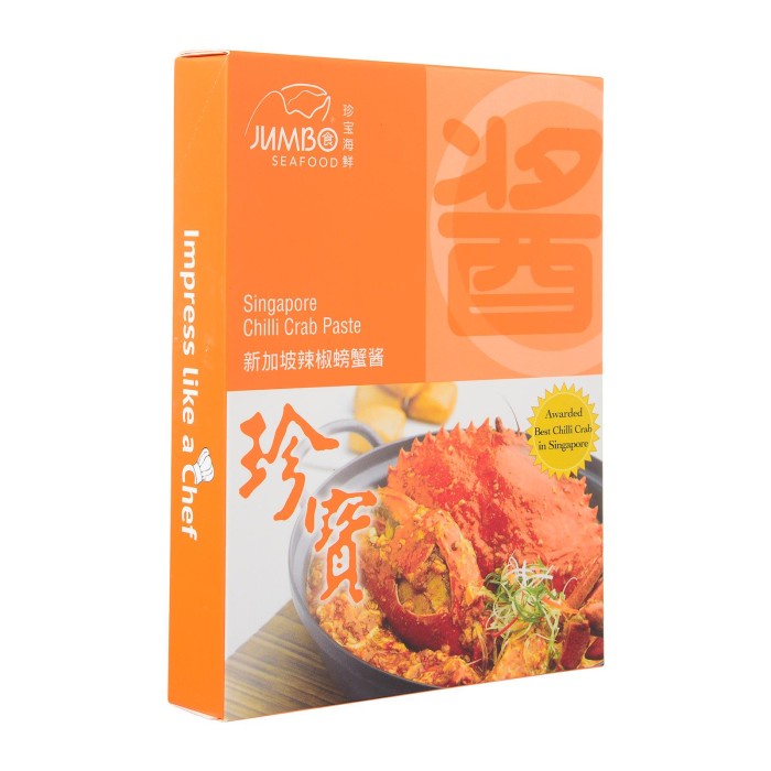 

Ready stock Jumbo Singapore Chilli Crab Paste Cooking Sauce 150G