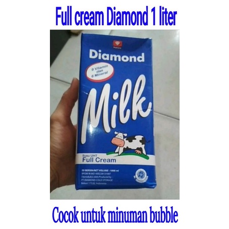 

Susu UHT Diamond full cream 1000ml