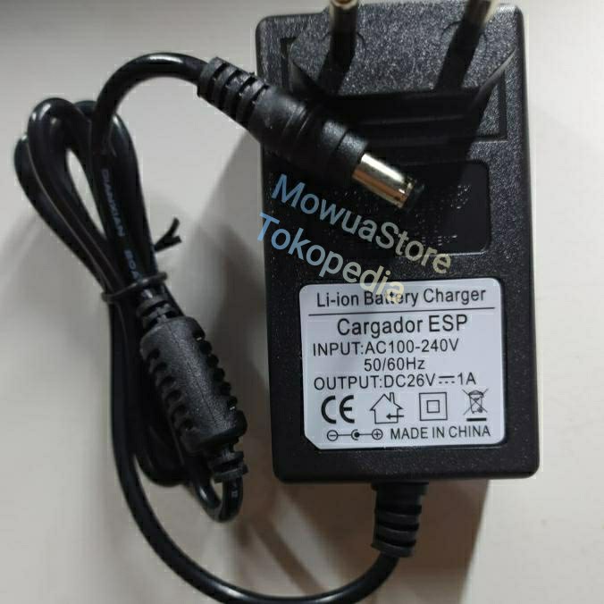 ADAPTER CHARGER 26V 1A PENGGANTI 26V 450MA UNTUK DIBEA D008 F8 PRO F6