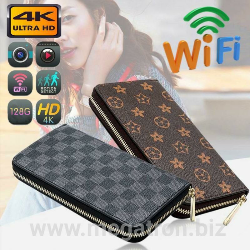 Wifi Spy Camera model Dompet - Kamera pengintai tersembunyi - Live di HP - Support Android / IOS