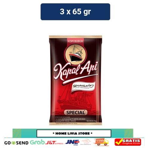 

Kapal Api Special Merah Kopi 65gr x3