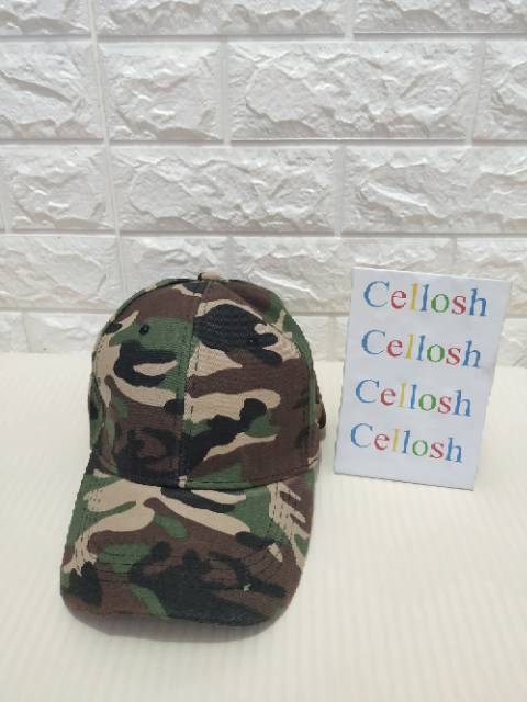 Topi Trucker Army Loreng Camouflage - S8R