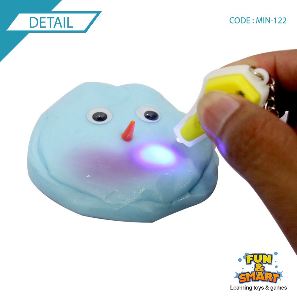 Mainan Mr Witch Magic Putty Color Change Toys with Laser light