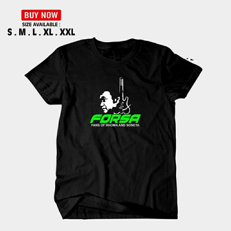 Kaos Fans Rhoma Irama| Kaos distro Soneta Band| Kaos fans Rhoma irama dan Soneta Band