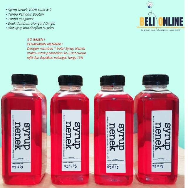 

Syrup Nenek (Minuman Sirup)