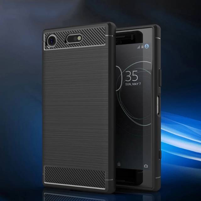Softcase Silikon Carbon Sony XZ1 Compact XZ1 Mini Docomo & Globalk oke