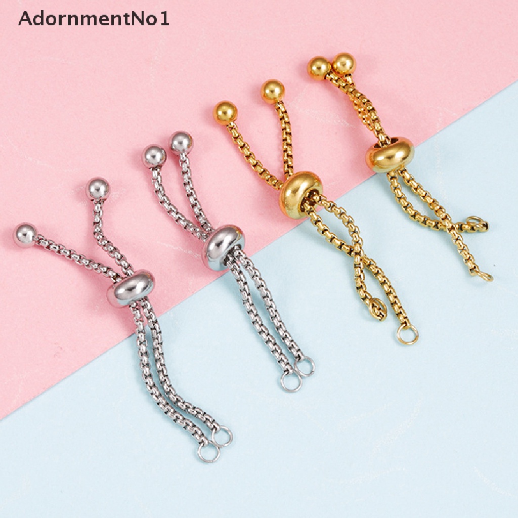 [AdornmentNo1] Stainless Steel Adjustable Rings Connectors Color DIY Making Charms Jewelry [new]