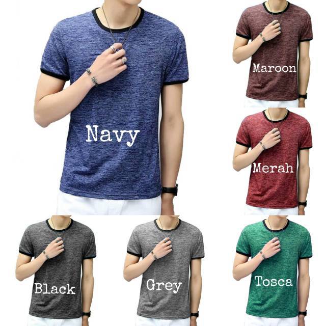  Baju  Kaos  Pria  Motif Asli Sierra Bis Hitam Shopee  Indonesia