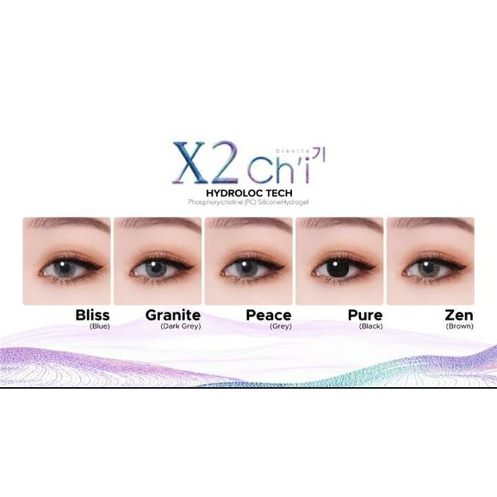 Softlens X2 Chi Bliss Blue with Hydroloc Tech