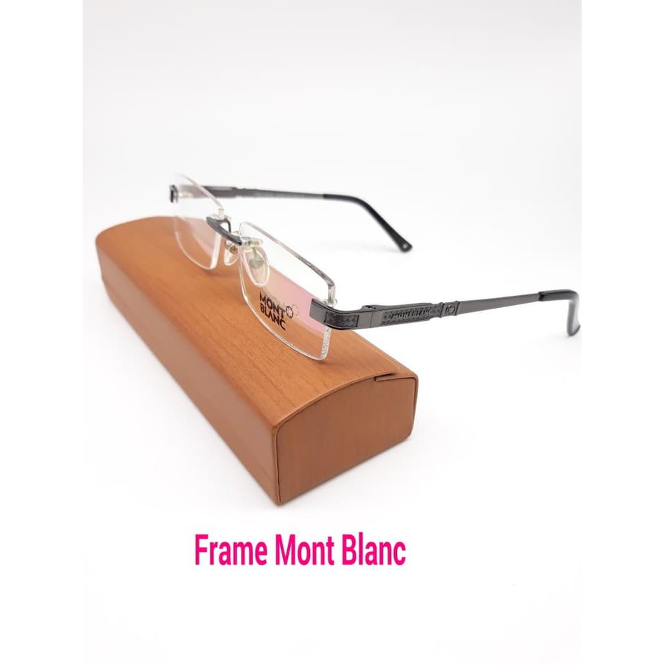 Dijual FRAME KACAMATA FRAMELES MONTBLANC BACA MINUS PLUS GAYA PRIA WANITA Terlaris