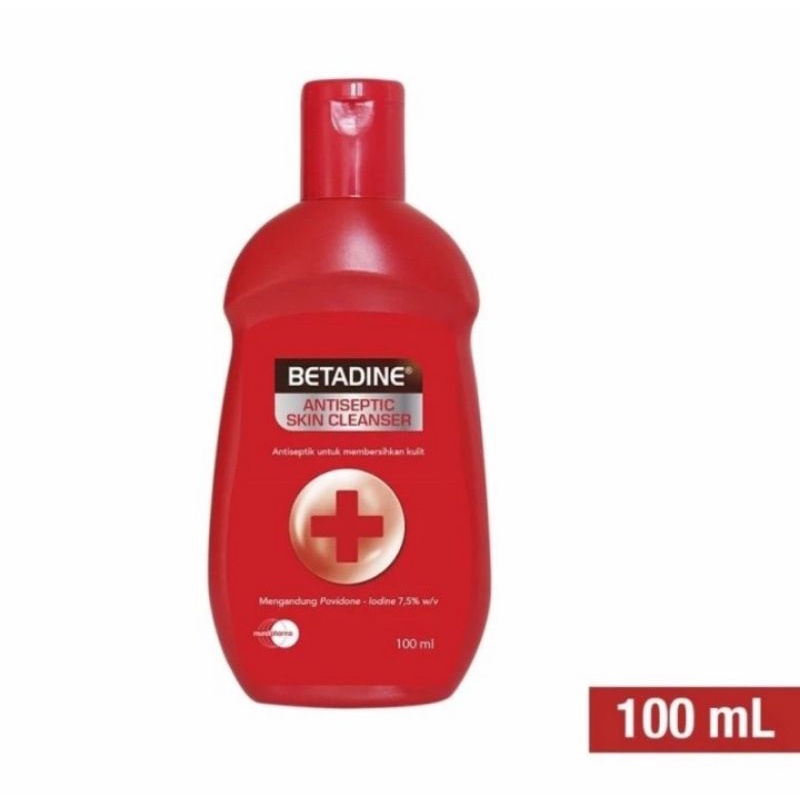 Betadine Antiseptic Skin Cleanser - Sabun Mandi Cair Antiseptik 100ml