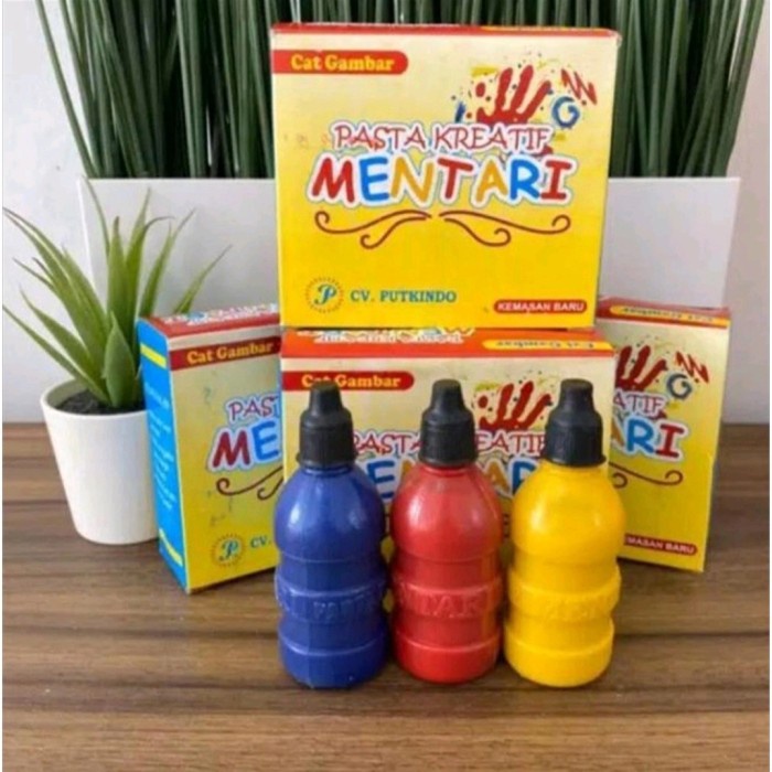 

Produk Terbaru Fingerpaint Pasta Mentari Cat Anak Non Toxic Cat Lukis