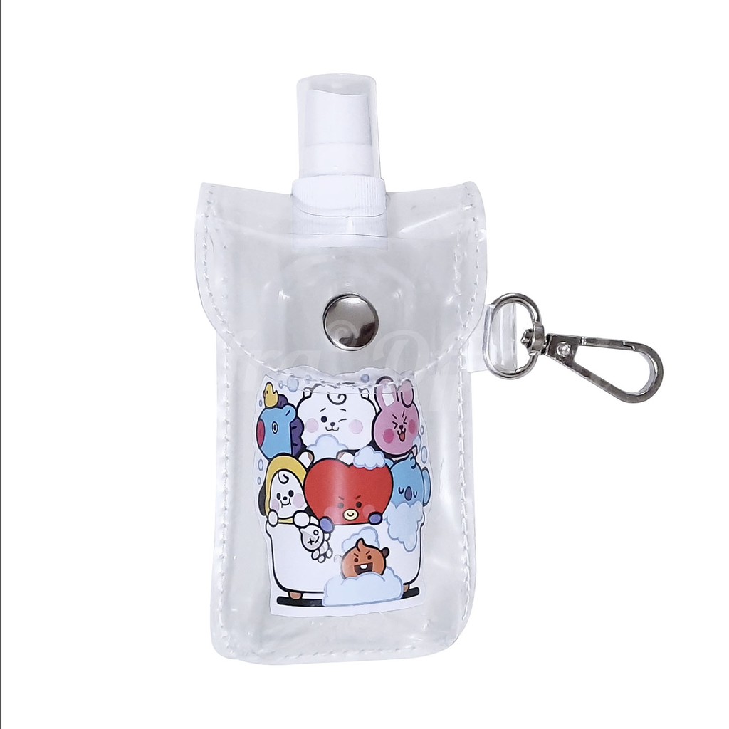 POUCH HAND SANITIZER MIKA UNIK LUCU GAMBAR KARAKTER SHIFRA (BOTOL SPRAY 60 ML)