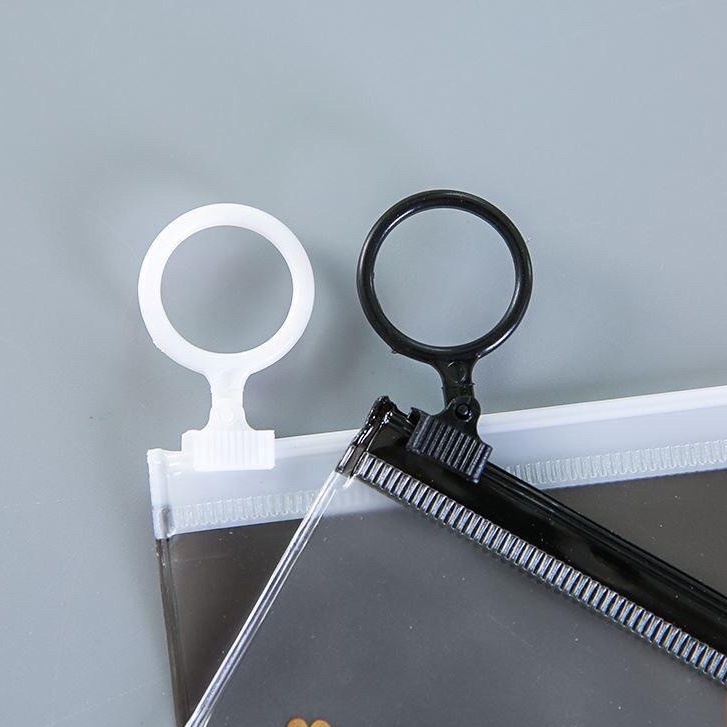 Tempat Pensil Pulpen Transparan Ziplock Karakter Serbaguna Alat tulis make up-2