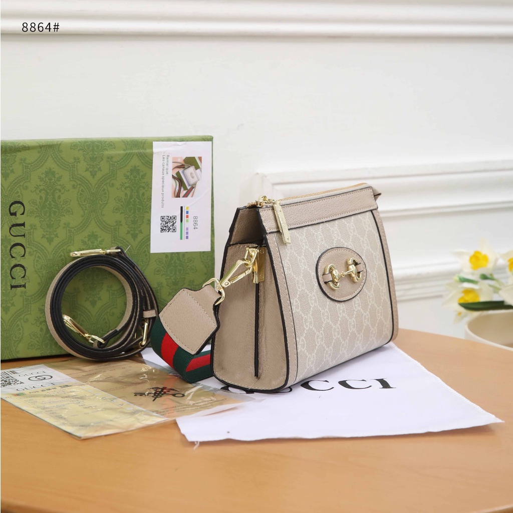 GC Horsebit GG-Monogram Sling Bag 8864