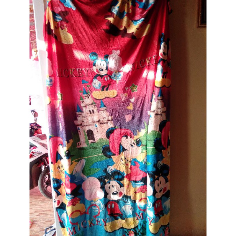 Selimut bulu karakter /selimut karakter bulu halus