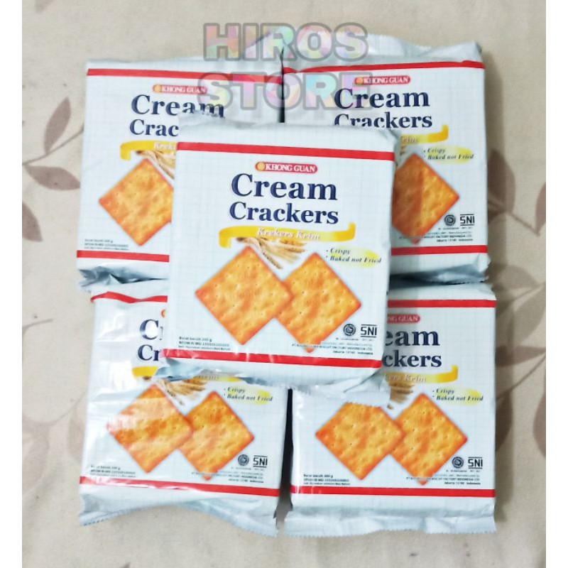 

Khong Guan Cream Crackers 300gram • Gabin Krekers Krim Crispy • Enak Gurih 300g