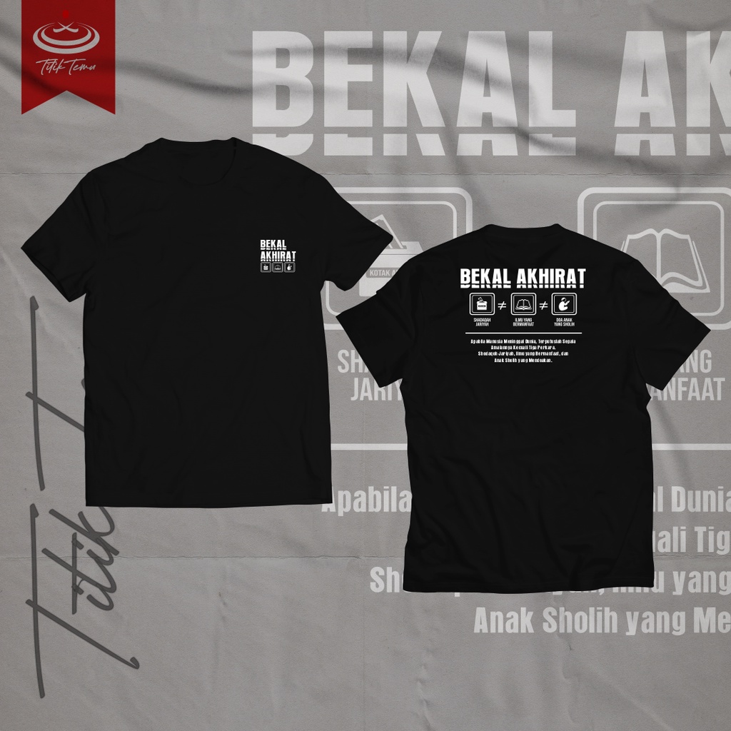 Jual Kaos Titik Temu Bekal Akhirat Kaos Santri Kaos Nusantara