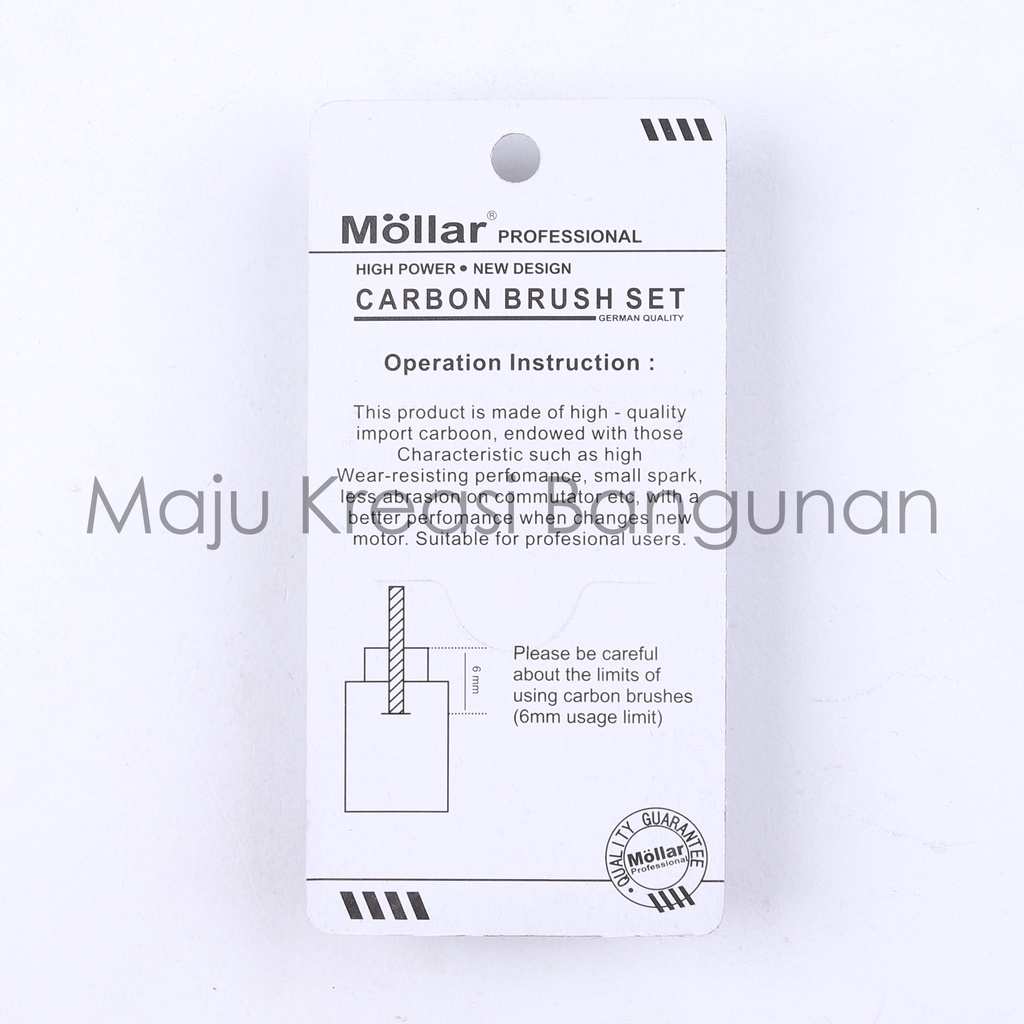 Carbon Brush Mollar 6-100 CB411 CB51 Arang Sepul Mesin Gerinda Bostel Spul Kul CB 51 CB 411