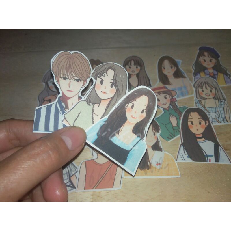 

stiker paper love sibbil karakter satuan (minimal order 5pc) random