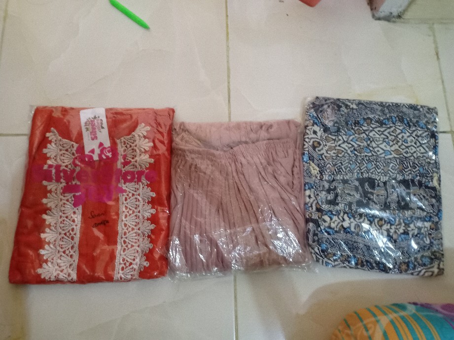 Masker Kain Karet Serut / Kolor Putih/hitam - Bisa Pilih Warna