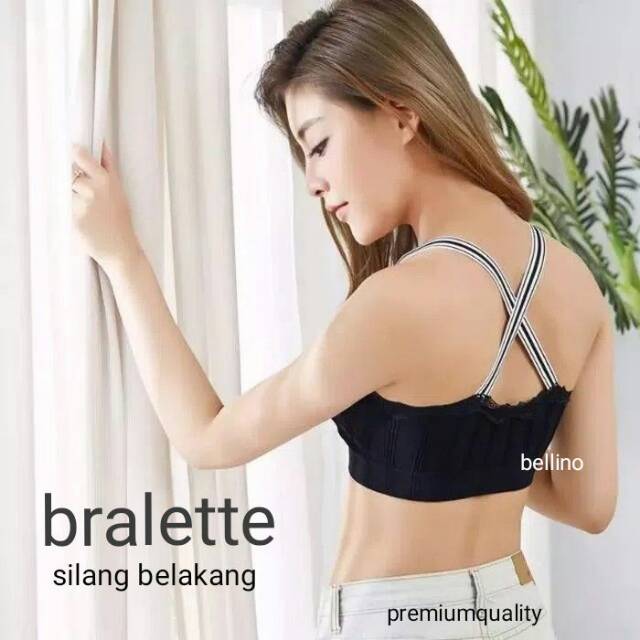 BRALETTE SILANG BELAKANG IMPORT 2205 PREMIUM BRA SPORT BRA OLAHRAGA GYM FITNESS YOGA AEROBIC 04