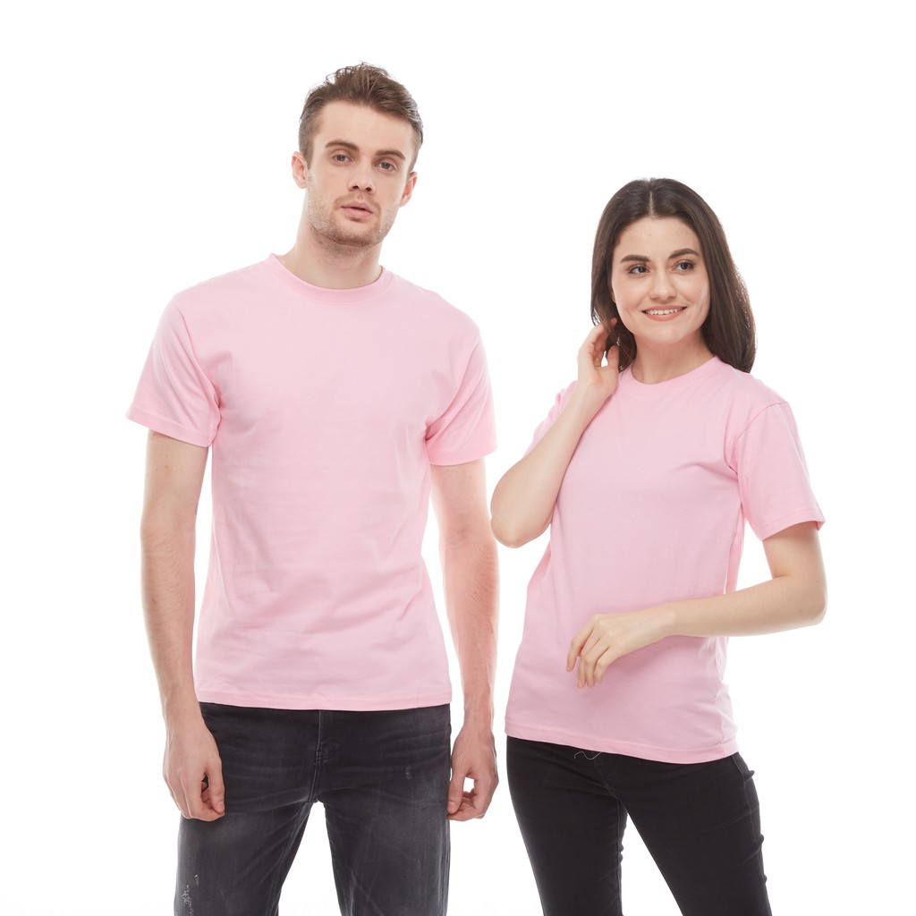 PINK BABY Cotton Combed 20s Lengan Pendek (PRIA &amp; WANITA)