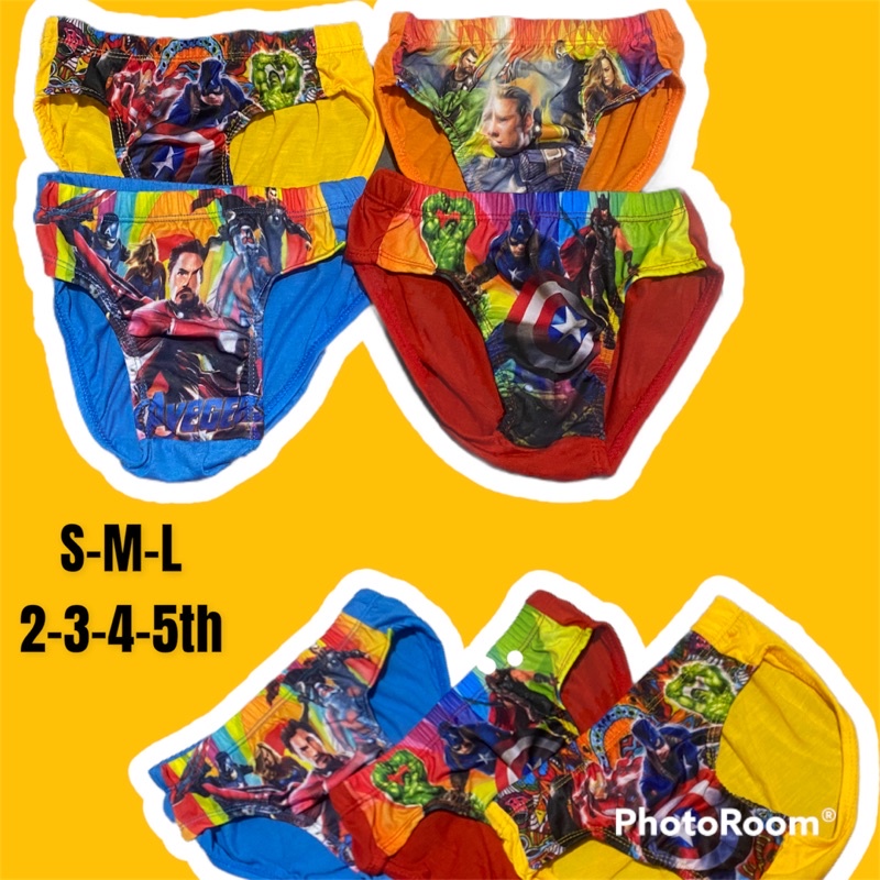 3PC - CD Anak Celana dalam anak 1-5 tahun karakter cowok