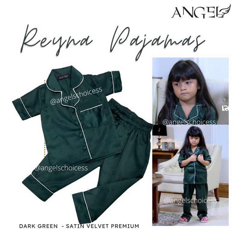 Reyna Pajamas piyama anak baju anak tidur kids pajamas piyama anak cewek setelan anak baju tidur ana