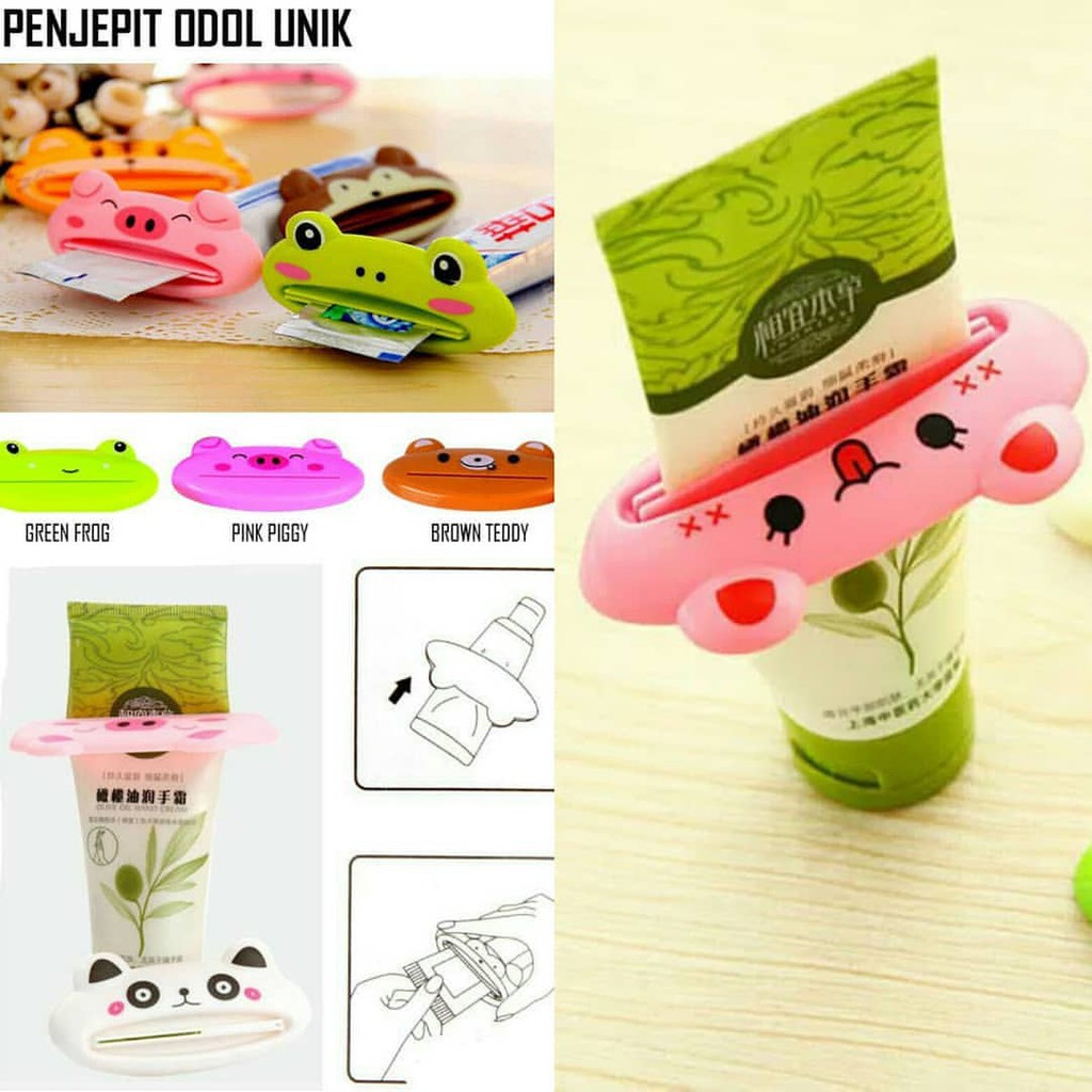 [DEASHOP] PENJEPIT ODOL KARAKTER / DISPENSER PENCETAN PASTA GIGI LUCU