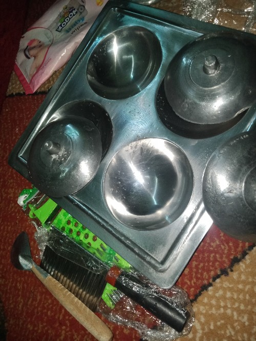 Gobed Pemotong Kentang Pisau Gelombang Gagang