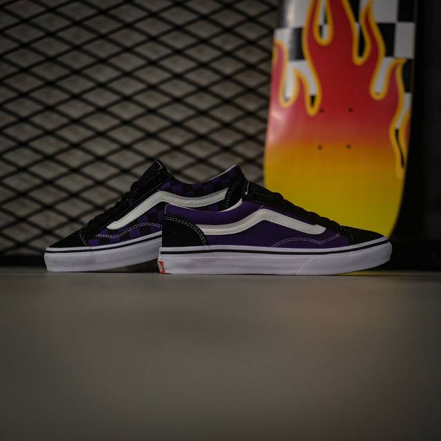 Vans Old Skool V36OG Billys Black / Purple CHK Japan Market