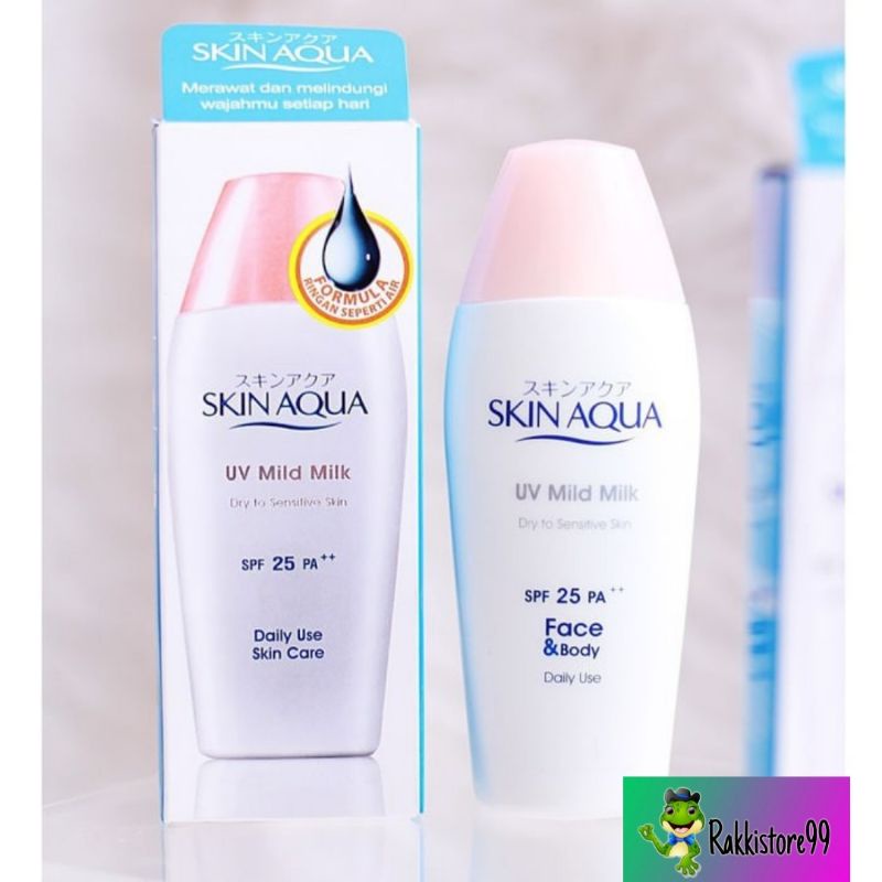 ❣️Rakkistore99❣️ SKIN AQUA UV Moisture Milk SPF 50 | Tone Up UV Essence | Moist Gel SPF 30 |  Mild Milk SPF 25 | Whitening Milk Spf50