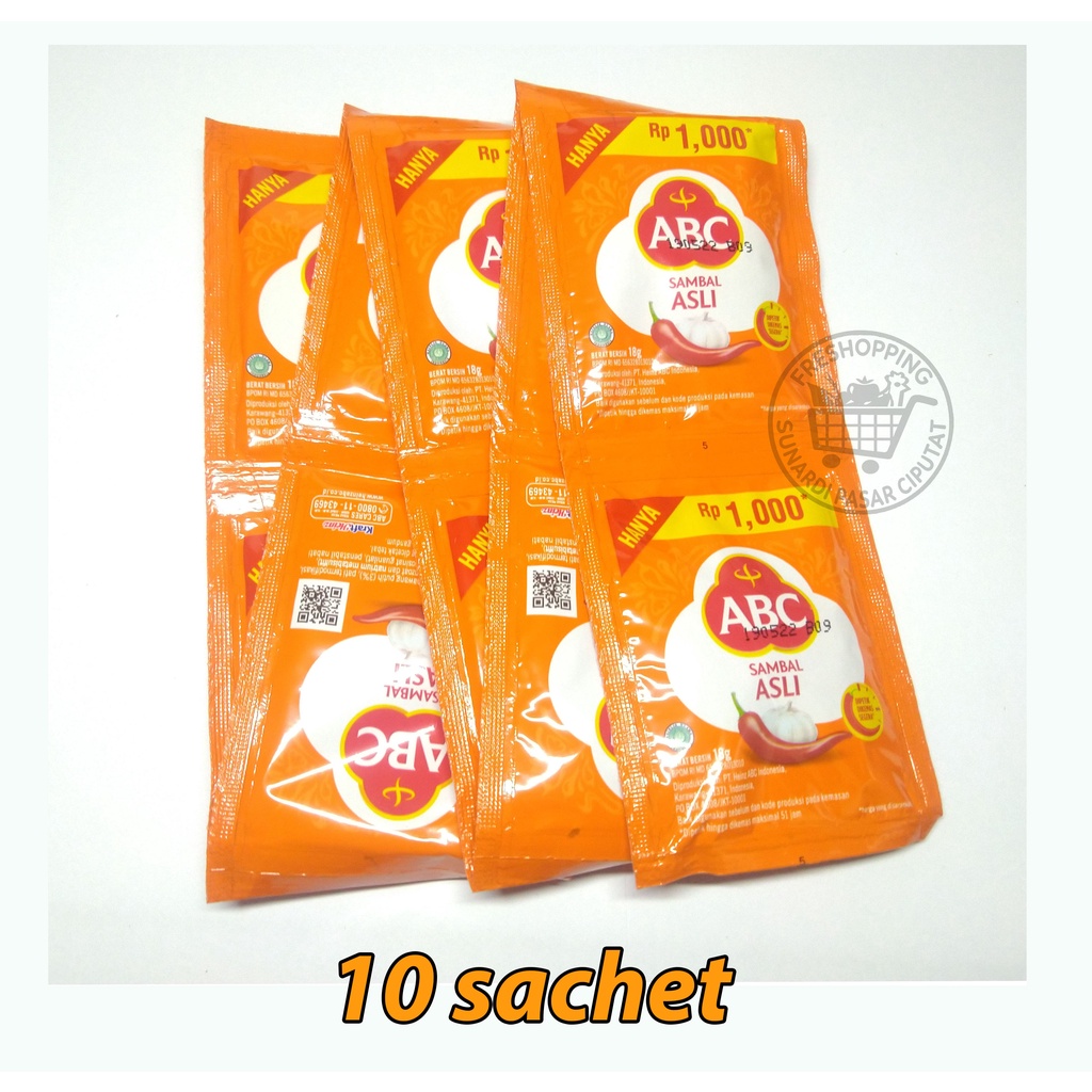 ABC Saus Sambal  per 10 sachet