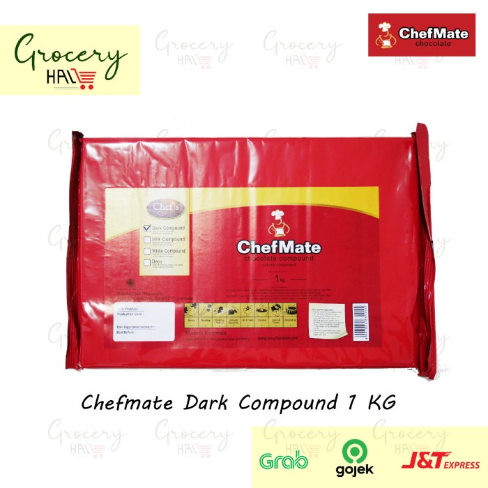 

Siap Kirim Chefmate Dark Chocolate Compound 1 Kg