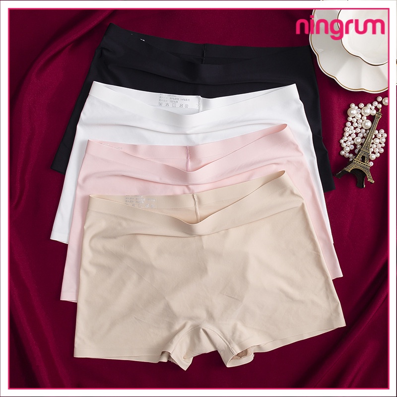 Ningrum celana pendek celana dalam legging seamless boxer wanita - 3056