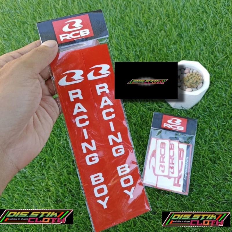 Stiker Shock RCB Racing Boy Shock Tabung